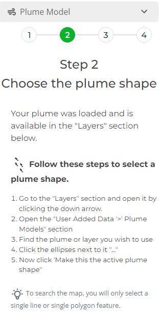 plume modeling step 2