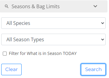 season bag limits search